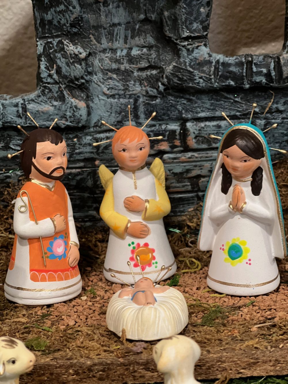 14 Pieces Beautiful Mexican Religious Nativity Set image 4