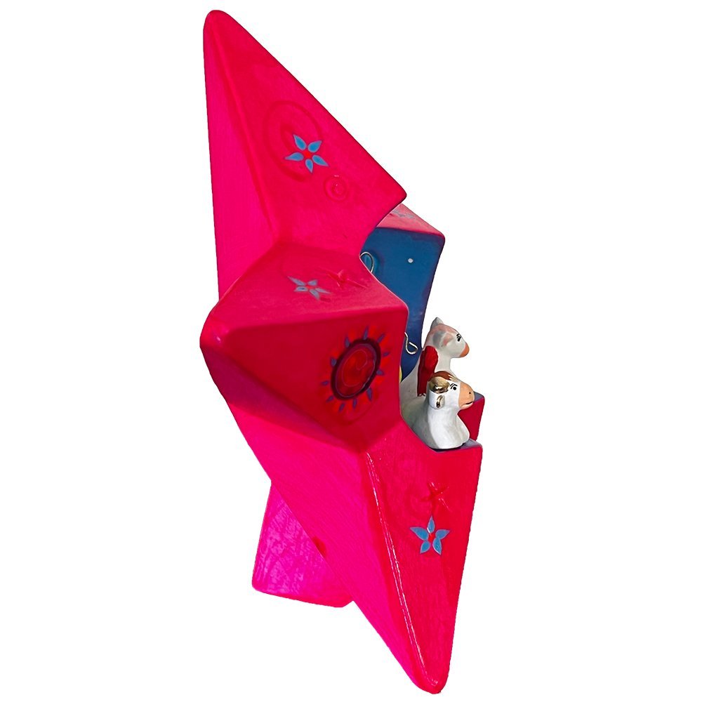 Religious Nativity Star Sky Fuchsia image 3