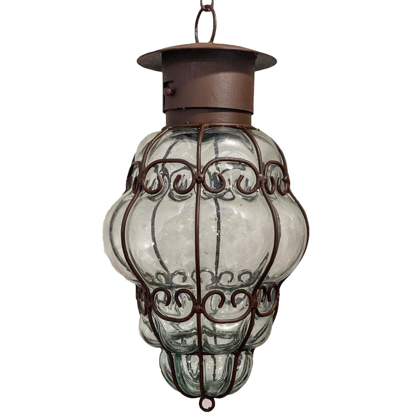 Beautiful Reyna-Corazon Blown Glass Lighting 1 - Clear image