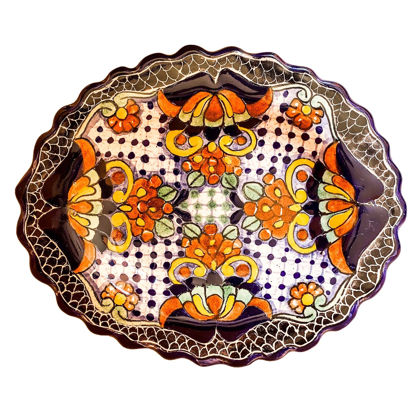 Talavera Pottery Platter C12 image 0