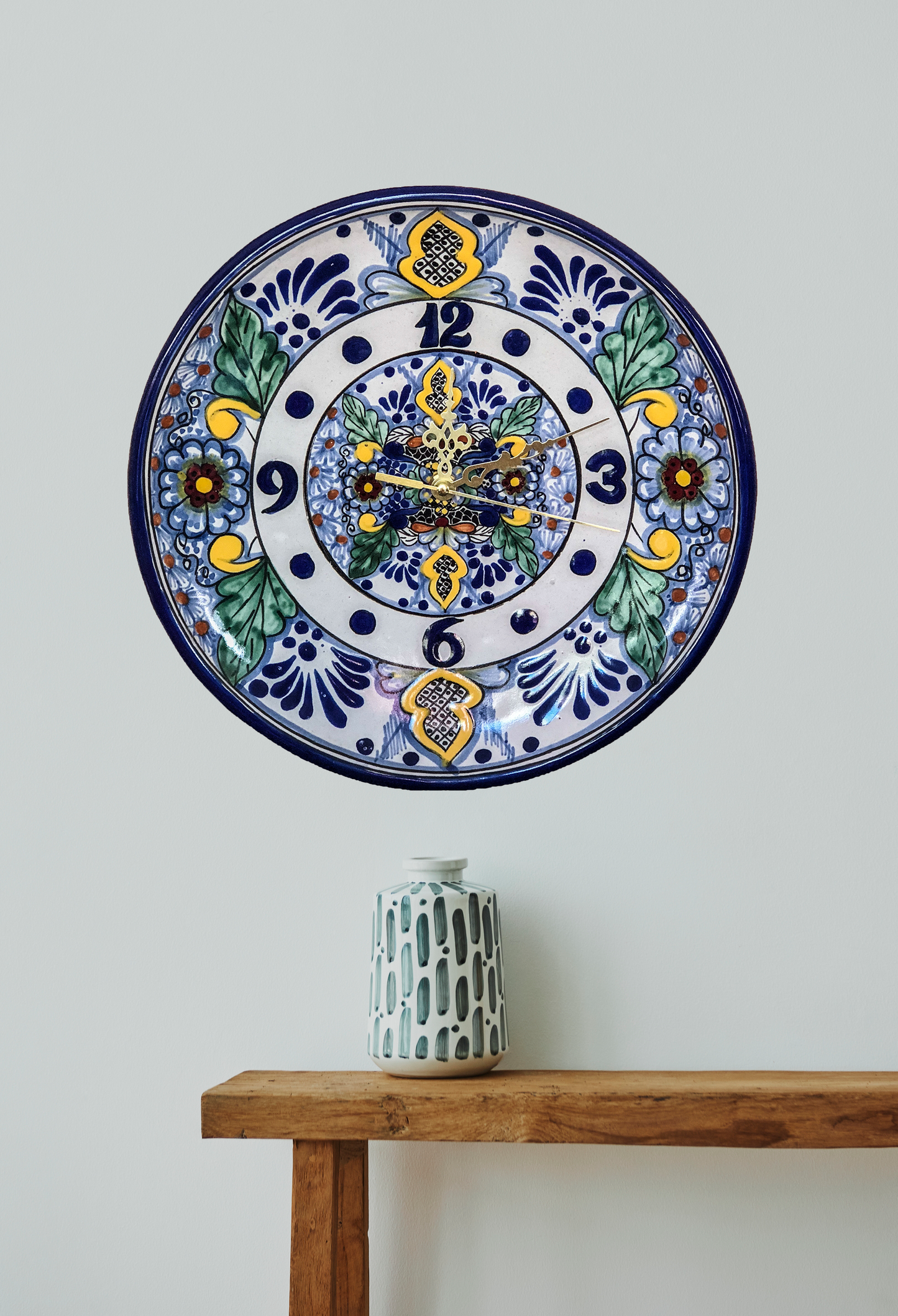 Colorful Talavera Clocks 2- 30cm image 2