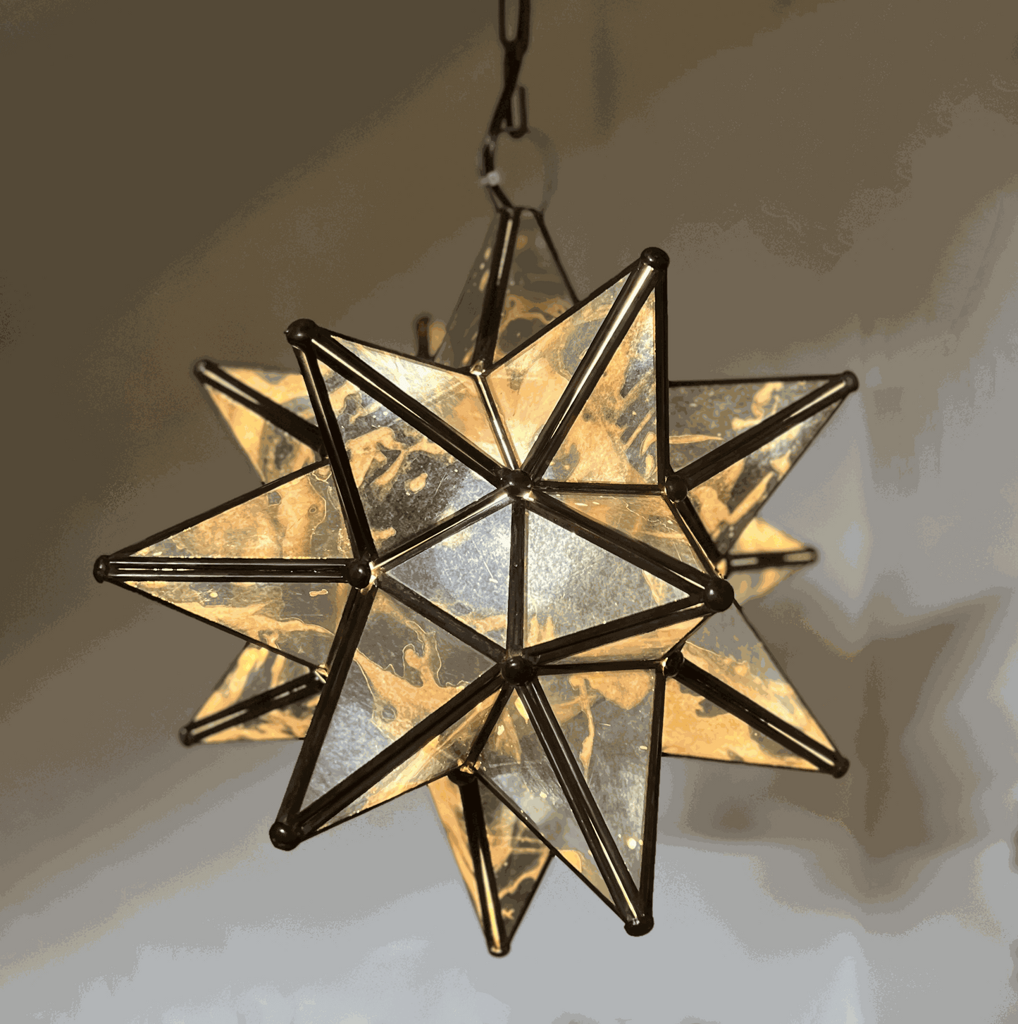 Old Glass Hanging Star3
