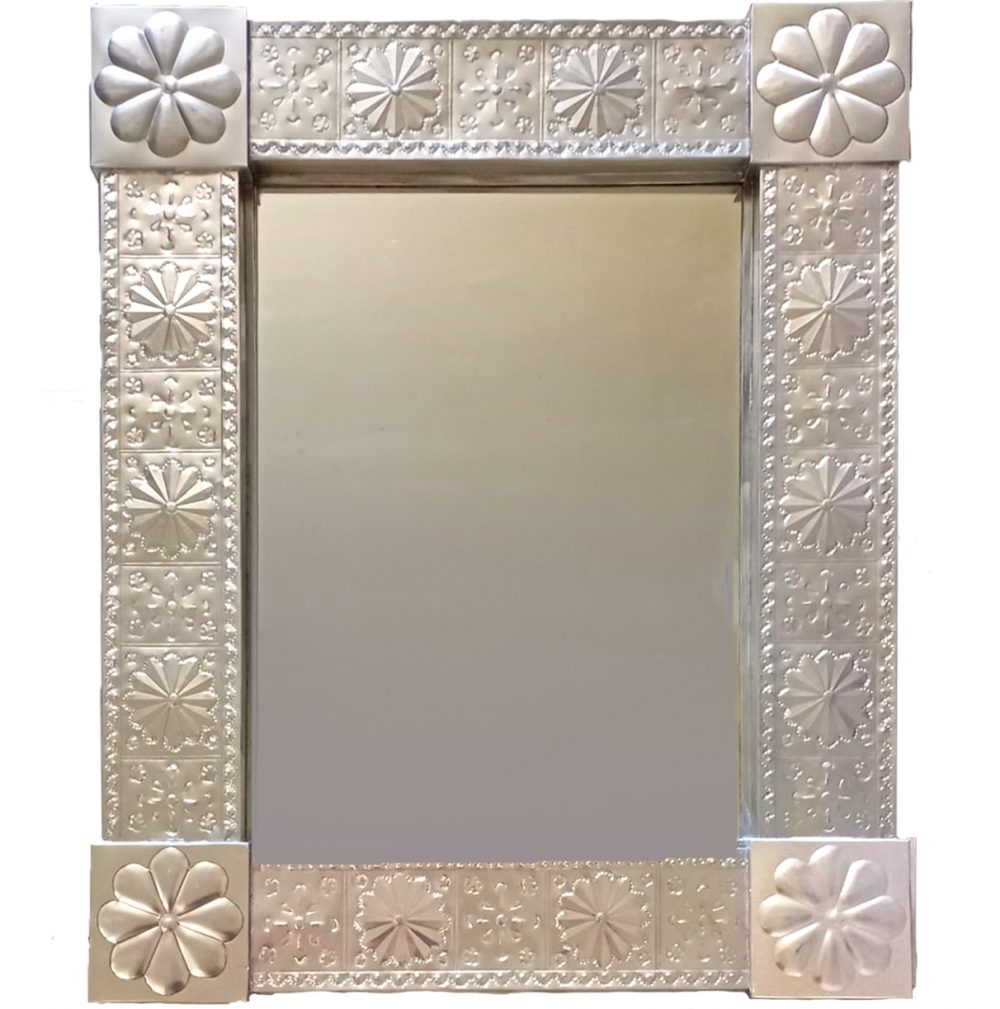 Tin Mirror Silver image 0