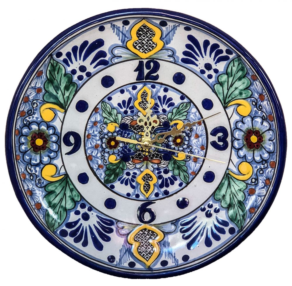 Colorful Talavera Clocks 2- 30cm image 1