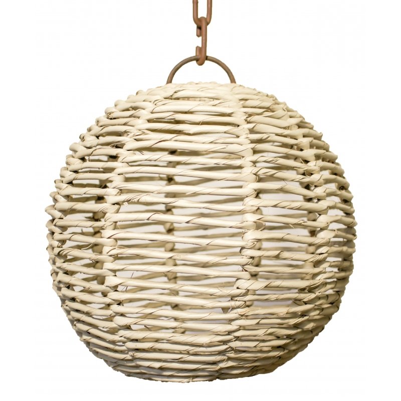 Beautiful Palm Woven Sphere Lighting 3 image 0