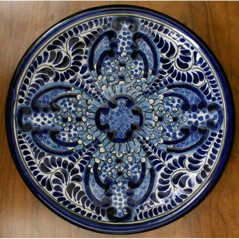 Colorful Talavera Pottery Plate - D5 image 0
