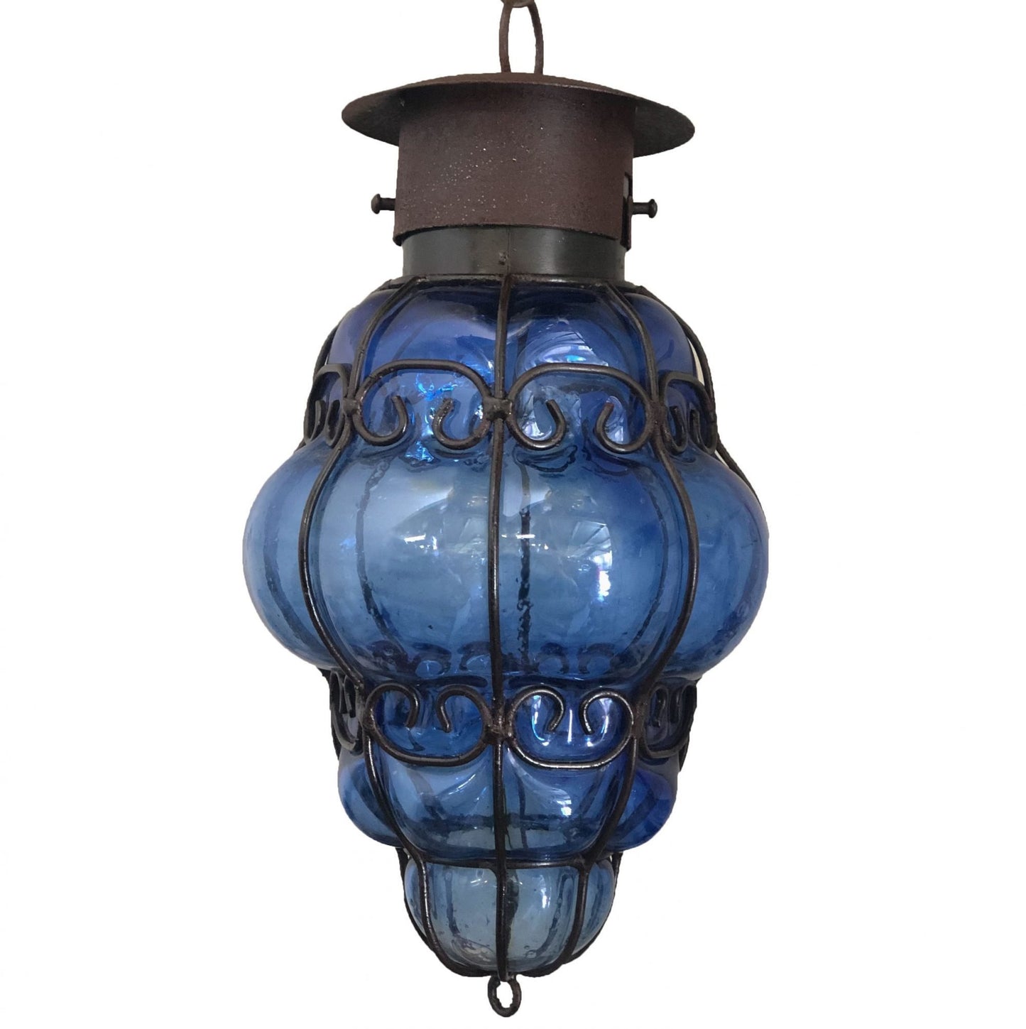 Beautiful Reyna-Corazon Blown Glass Lighting 1 - Blue image