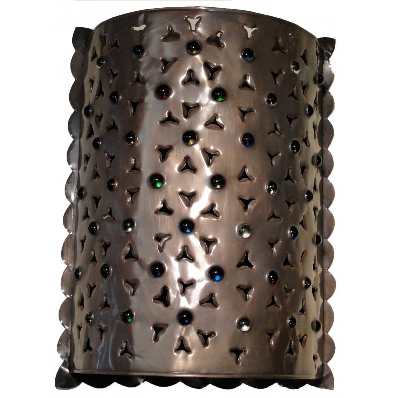 Punched Tin Sconce Rupestre image 1