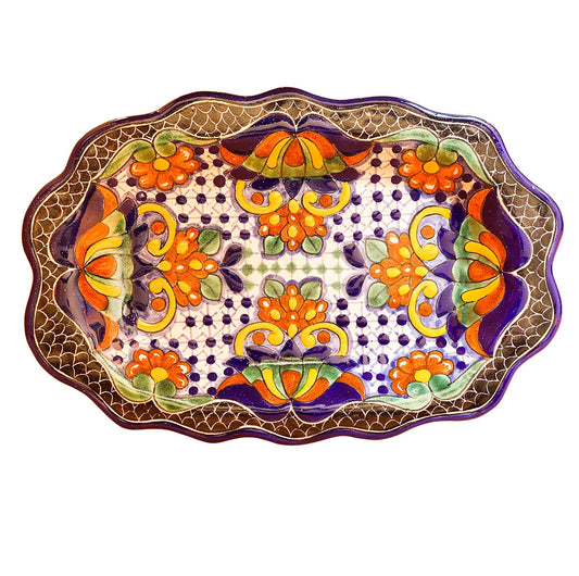 Talavera  Colored  Platter C5 image 0