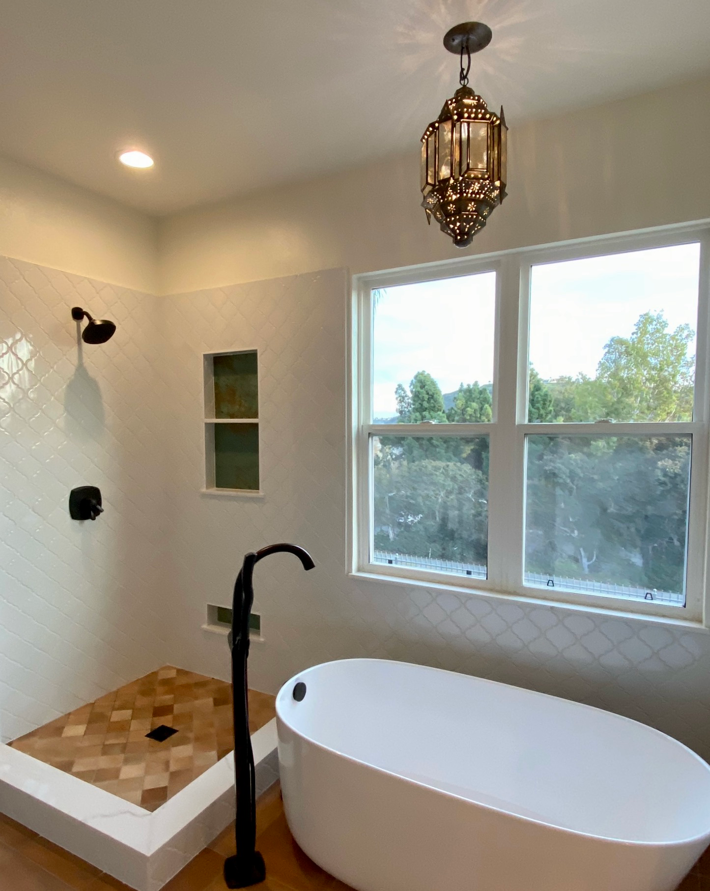 Beautiful Farol Principe Old Aged Glass Hanging Lamp 2 image 3