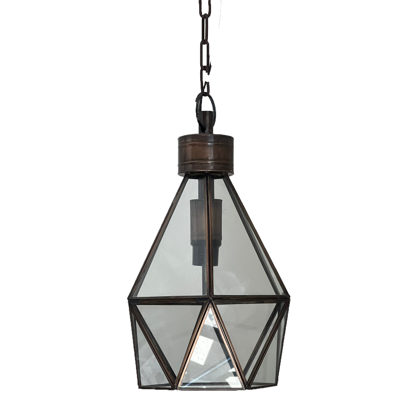 Beautiful Tin Pendant Lighting "Farol Diamante" 1 image 2