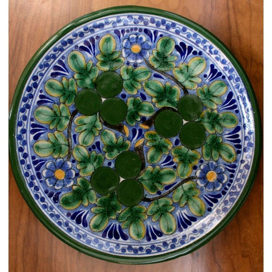 Colorful Talavera Pottery Plate - D8 image 0