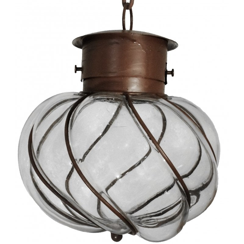 Colorful Glassblowing Lighting &#8220;Churumbela-Large&#8221; - Clear image
