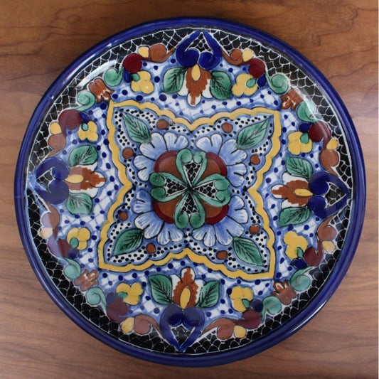 Colorful Talavera Dinner Plate - D9 image 0