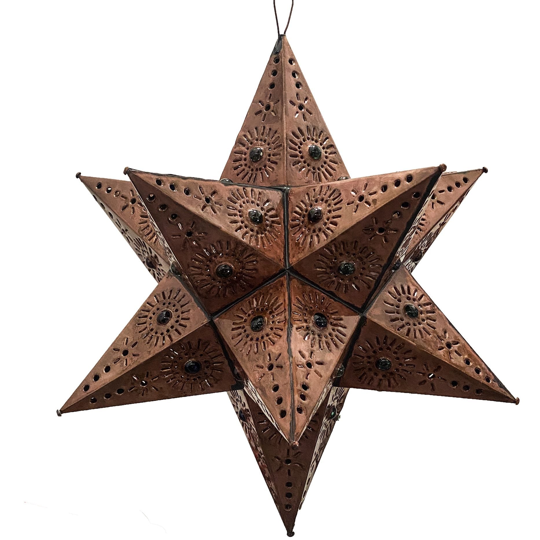 Beautiful 1 Marble Pendant Tin Stars - Sol image 1