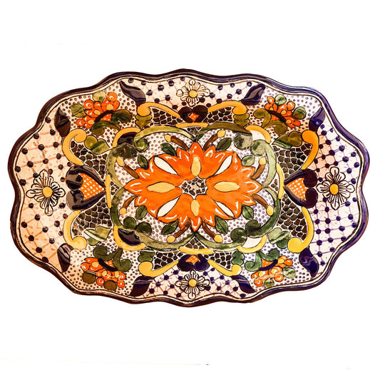 Talavera  Colored  Platter C3 image 0
