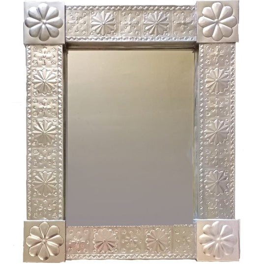 Tin Mirror Silver image 0