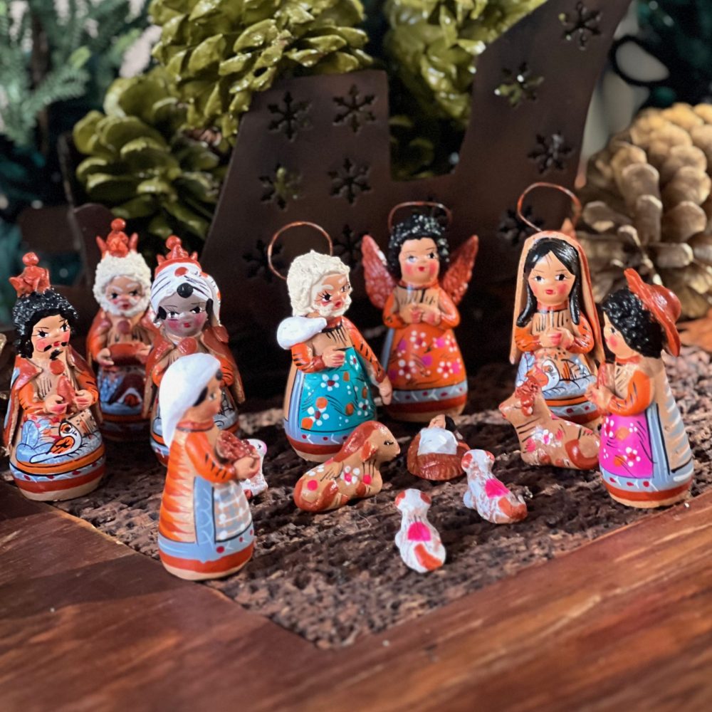 14 Pieces Small Clay Religious Nativity image 3
