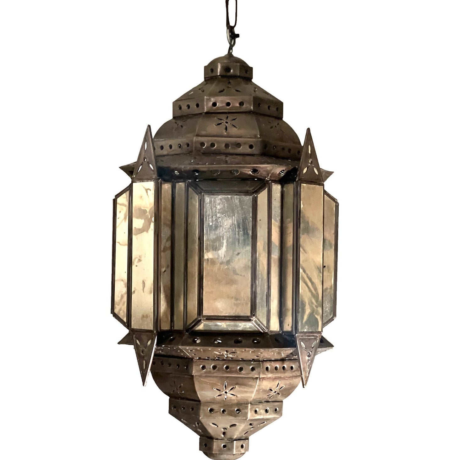 Beautiful Farol Principe Old Aged Glass Hanging Lamp 2 image 1