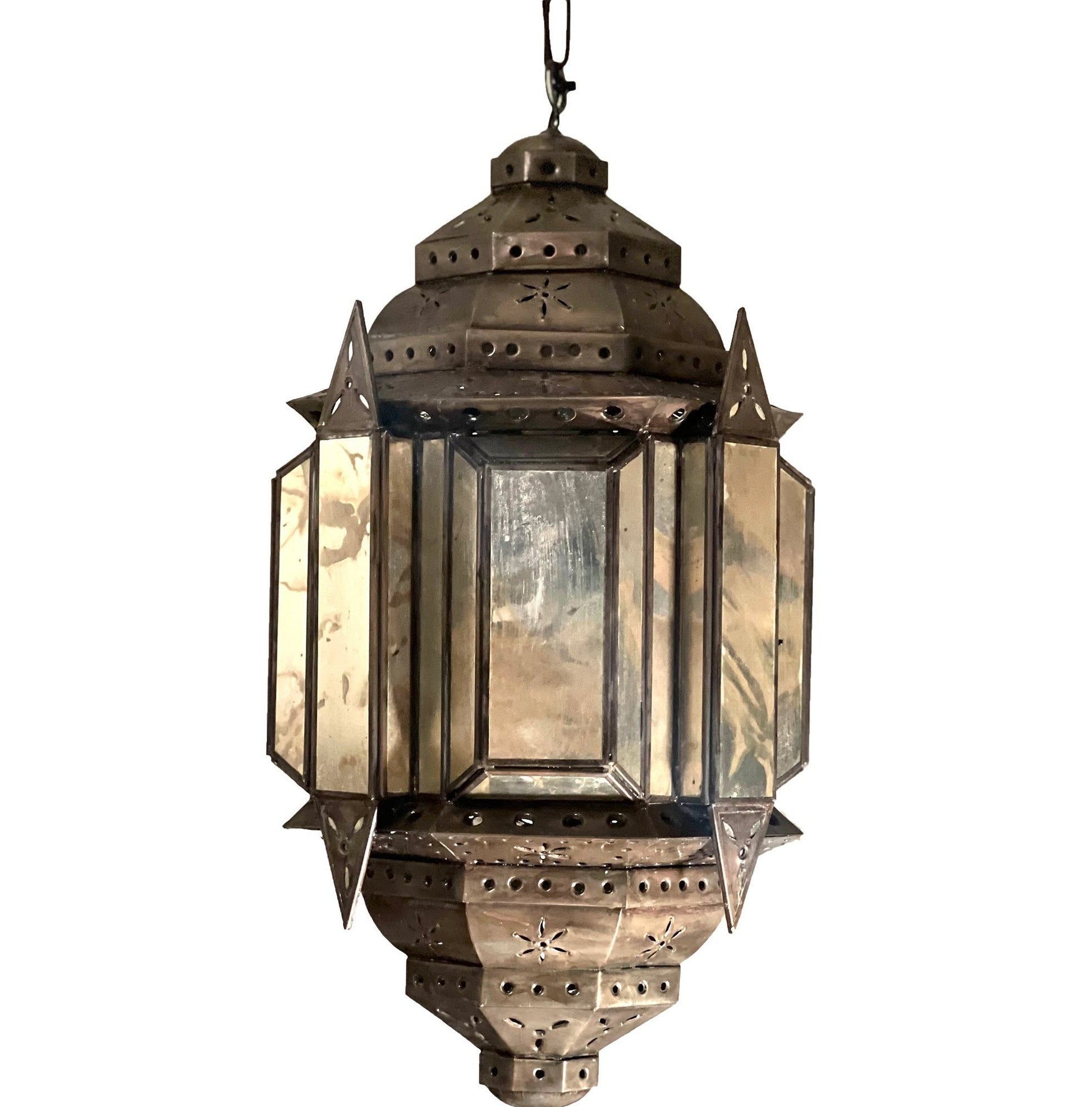 Beautiful Farol Principe Old Aged Glass Hanging Lamp 2 image 1