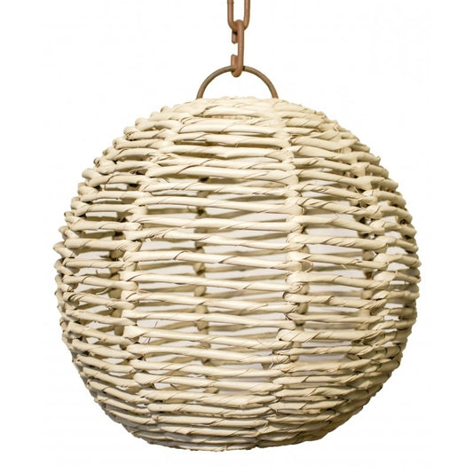 Beautiful Palm Woven Sphere Lighting 3 image 0
