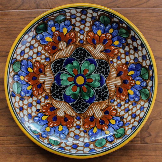 Colorful Talavera Pottery Plates - D17 image 0
