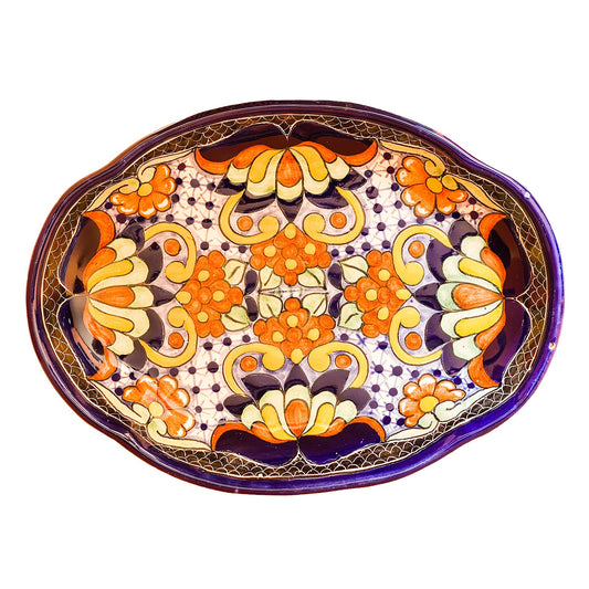 Talavera  Colored  Platter C8 image 0