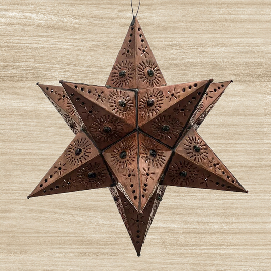 Beautiful 1 Marble Pendant Tin Stars - Sol image 0