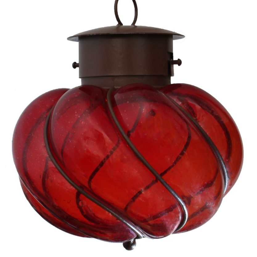 Colorful Glassblowing Lighting &#8220;Churumbela-Large&#8221; - Red image