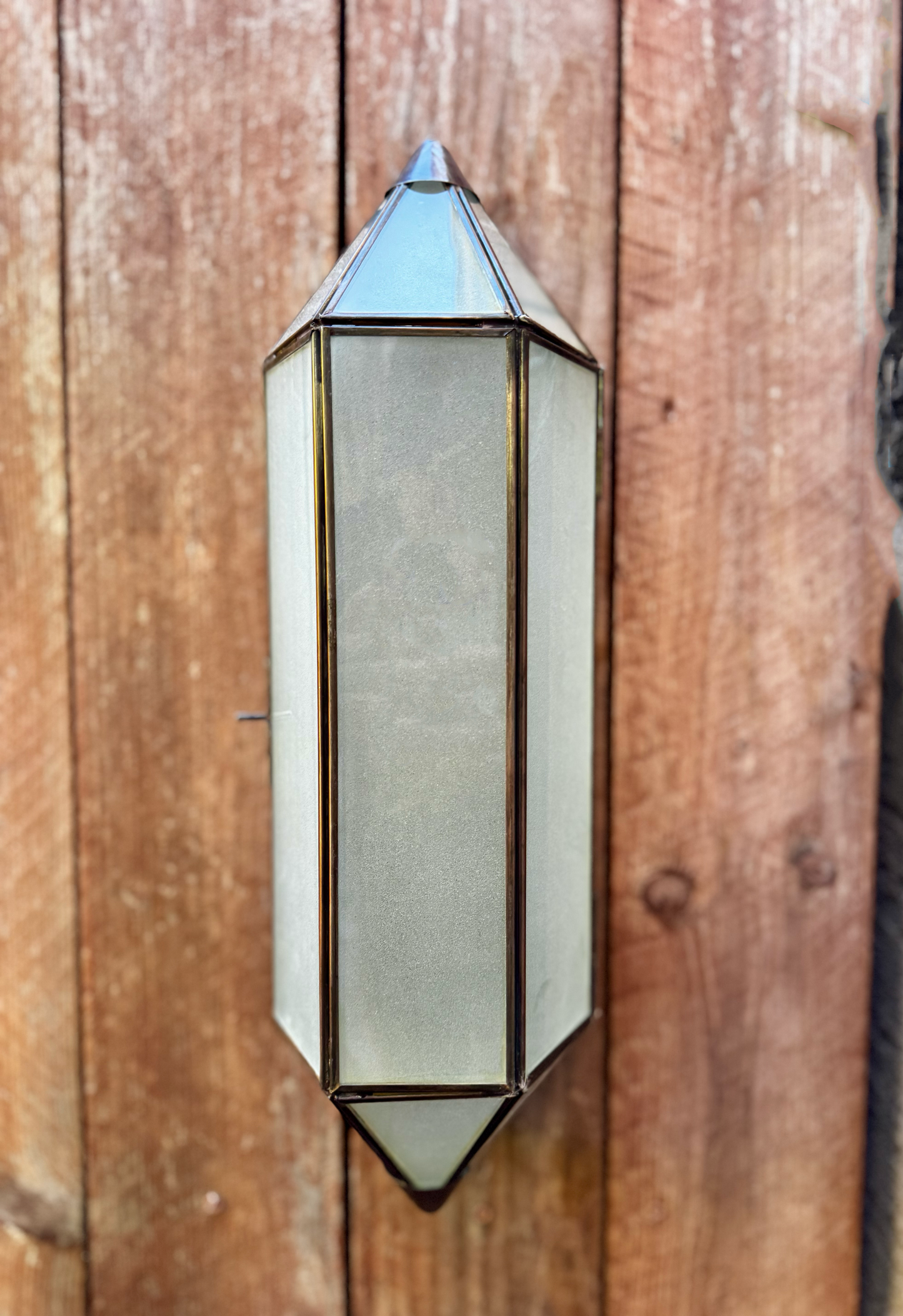 Frosted Glass Wall Sconce "Chalupa"