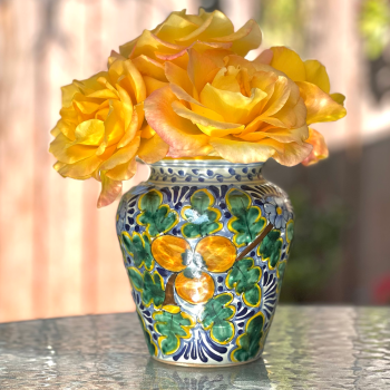 Mexican Talavera vase
