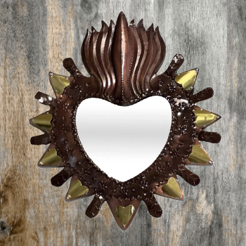 Punched Tin Mirror