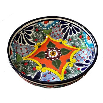 Colored Talavera Salad Bowl